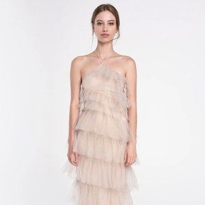 The Bar Henri Gown Sparkle Nude